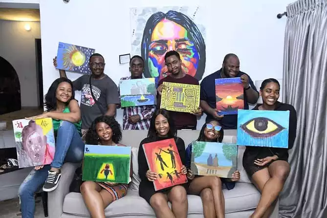 Sip and Paint . NG at The Metaphor in Lagos