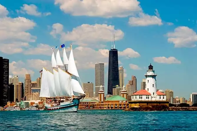 Skyline Tour Aboard Aboard 148 Ft. Schooner Windy - Chicago's Official Tall Ship 2022