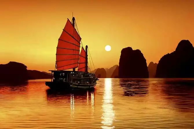 Group Halong Bay Day Cruise Including Hotel Transfers from Hanoi
