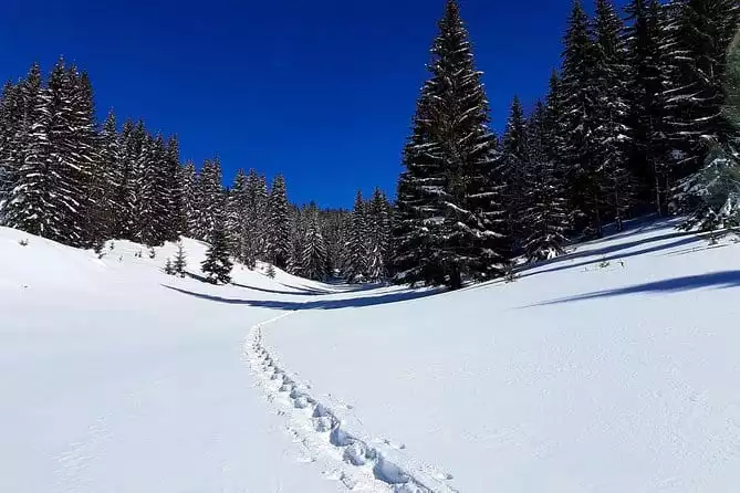 Snowshoeing fun in Kosovo