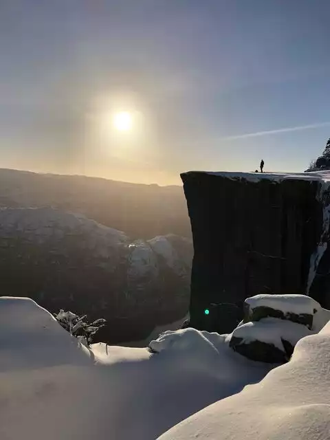 Stavanger: Guided Winter Hike Pulpit Rock Preikestolen | GetYourGuide