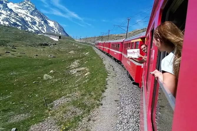 Bernina Express and Swiss Alps 1 day tour, pick up near your hotel.