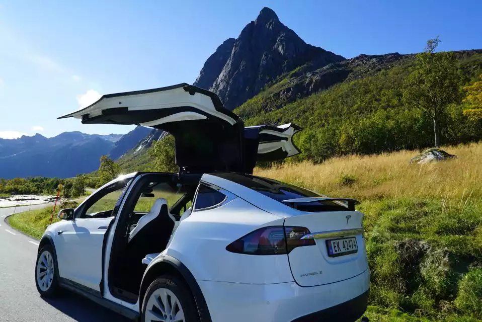 Tromsø: Fjord Sightseeing in a Tesla X Luxury Electric Car | GetYourGuide