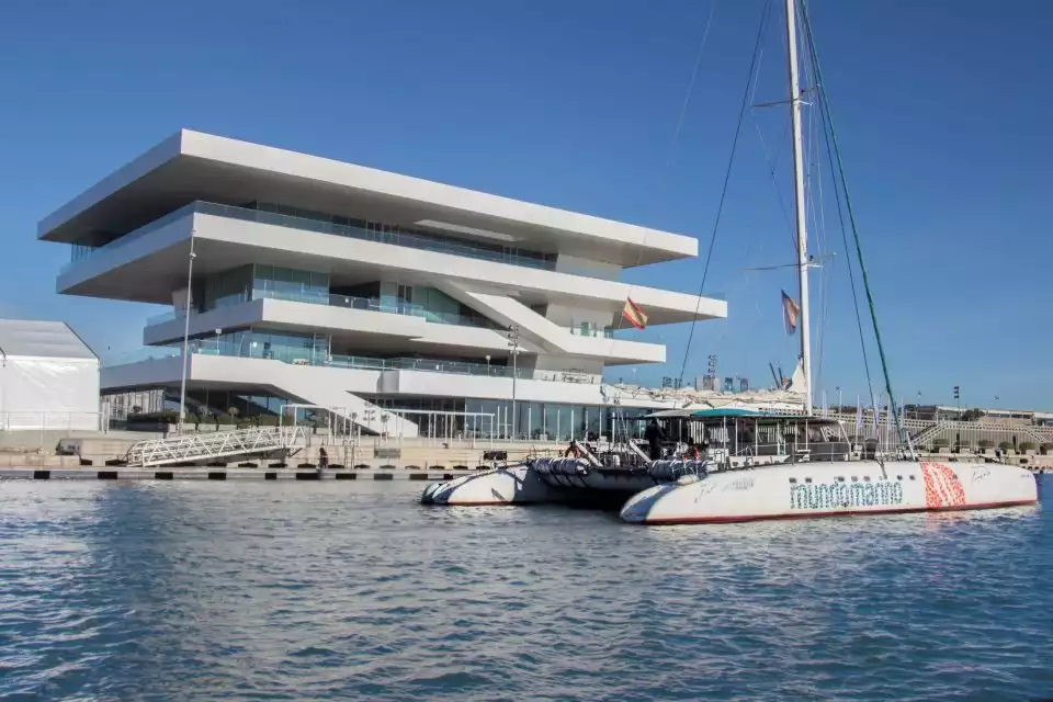 Valencia: Catamaran Cruise with Valencian Lunch | GetYourGuide