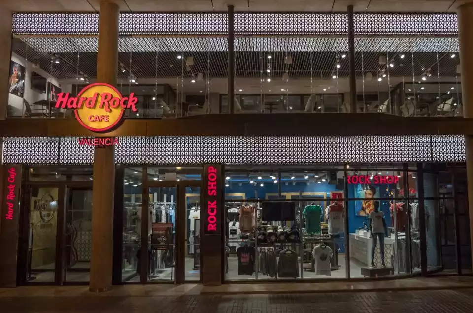 Valencia: Hard Rock Cafe Entrance with Lunch or Dinner | GetYourGuide