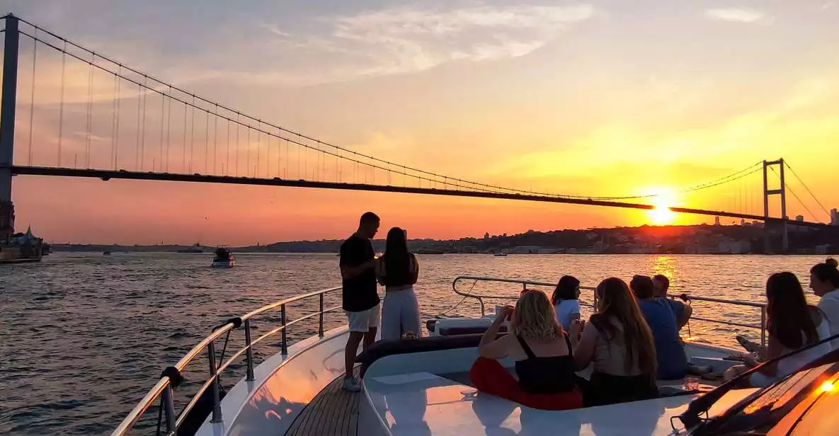 Istanbul: Bosphorus Sunset Cruise on a Luxurious Yacht | GetYourGuide