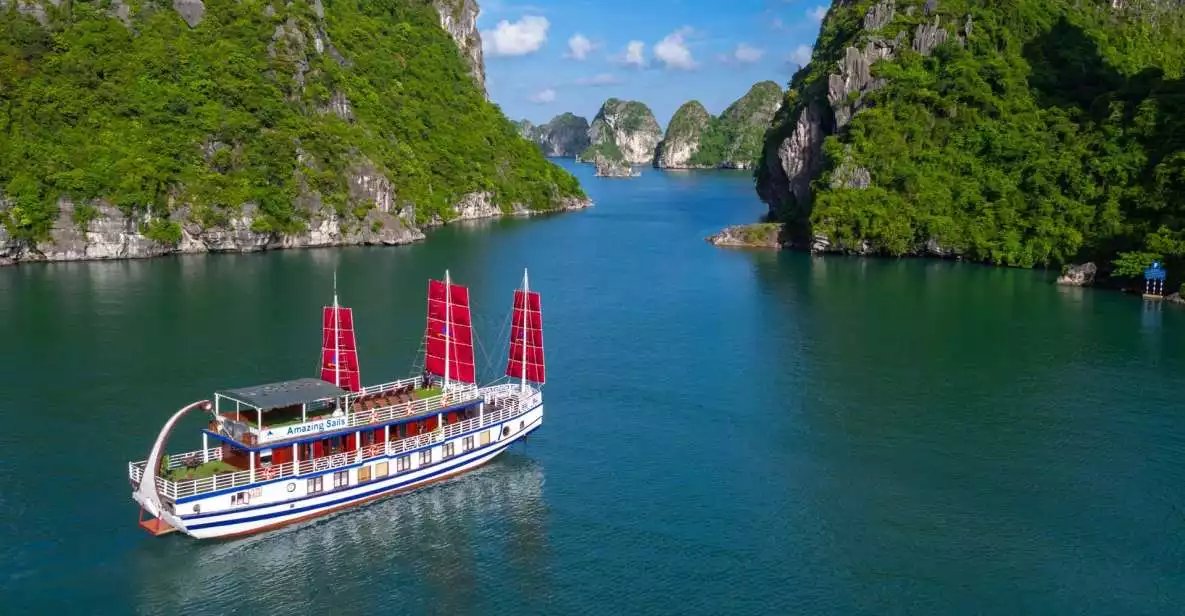 From Hanoi: Ha Long Bay and Bai Tu Long Bay Luxury Boat Tour | GetYourGuide