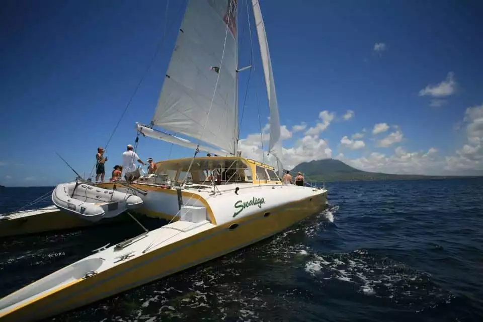 St. Kitts Full-Day Catamaran Cruise to Nevis | GetYourGuide