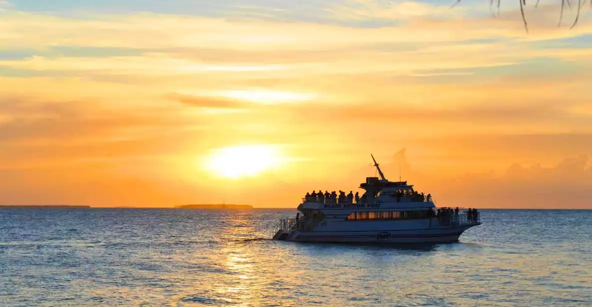 Key West: Glass-Bottom Boat Sunset Cruise and Reef Tour | GetYourGuide