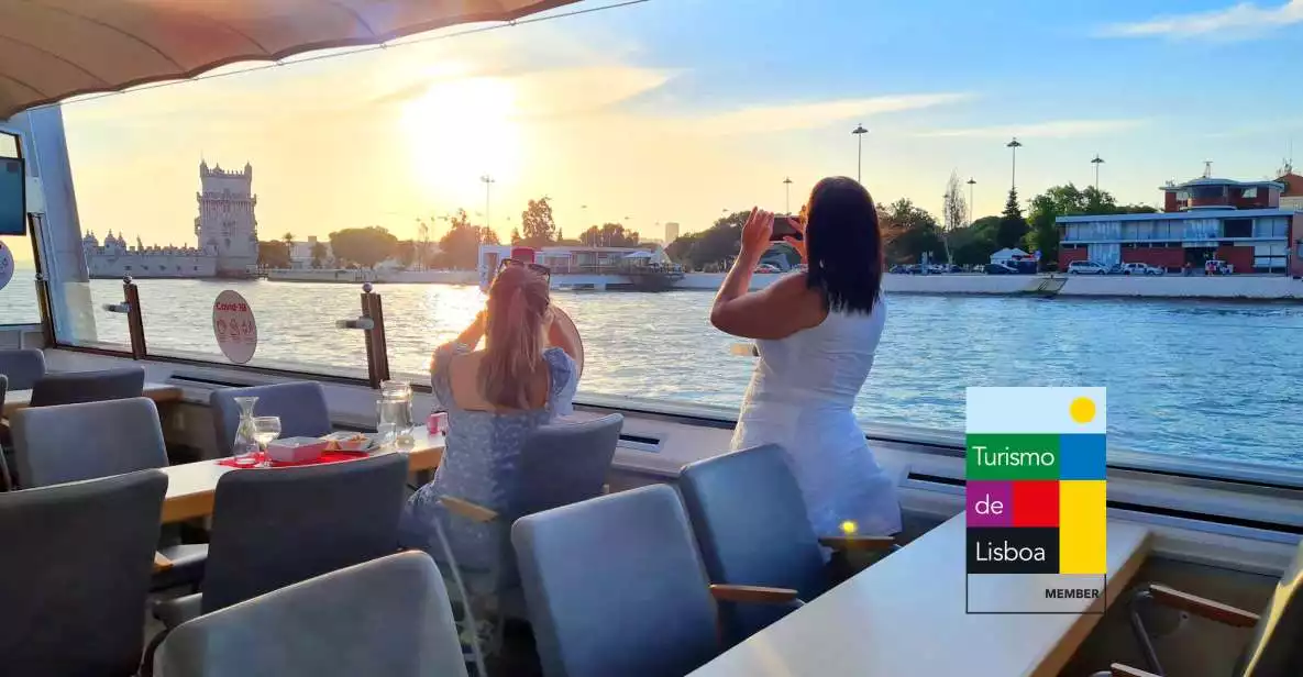 Lisbon: Tagus River Sunset Cruise with Wine & Snacks | GetYourGuide