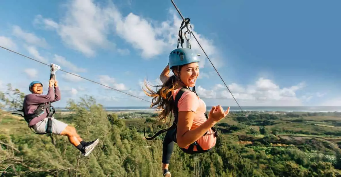 Oahu: North Shore Zip Line Adventure with Farm Tour | GetYourGuide