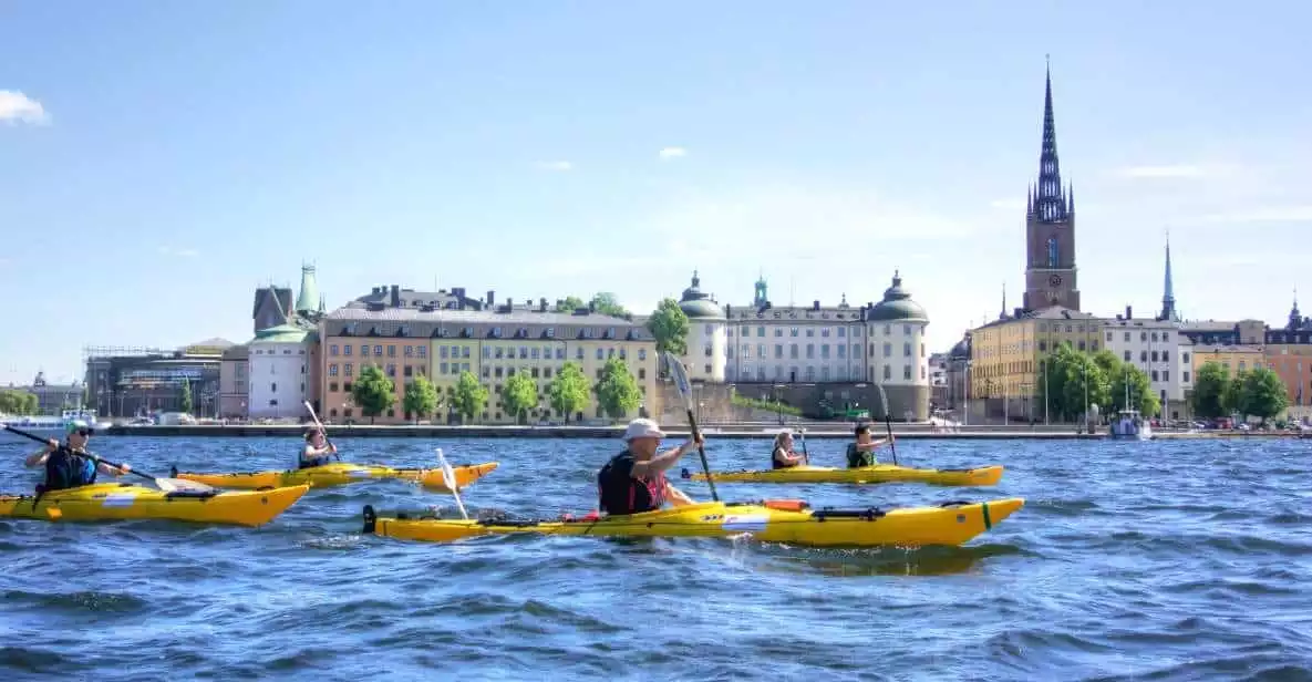 Stockholm: Guided Kayak City Tour & Optional Midsummer Meal | GetYourGuide
