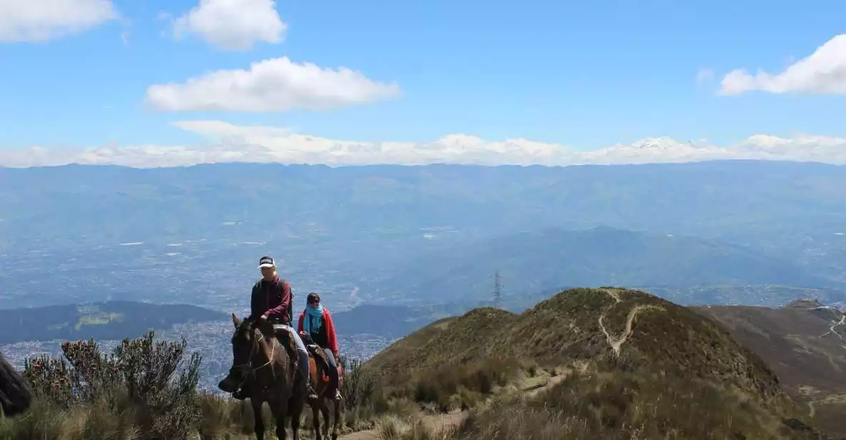 Quito Tour, Teleferico & Pichincha Volcano Horseback Ride | GetYourGuide