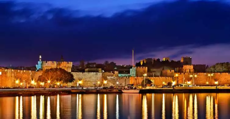 Rhodes Town Night Tour with Dinner and Cruise | GetYourGuide