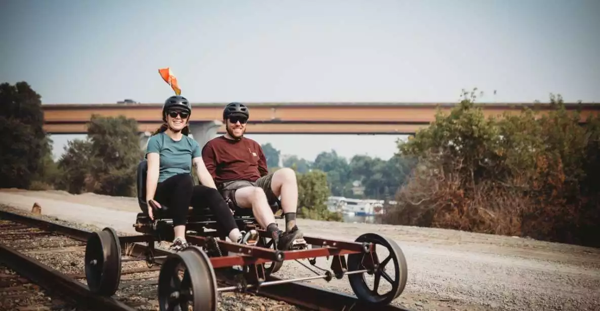 Sacramento: Yolo Countryside Guided Rail Bike Tour | GetYourGuide