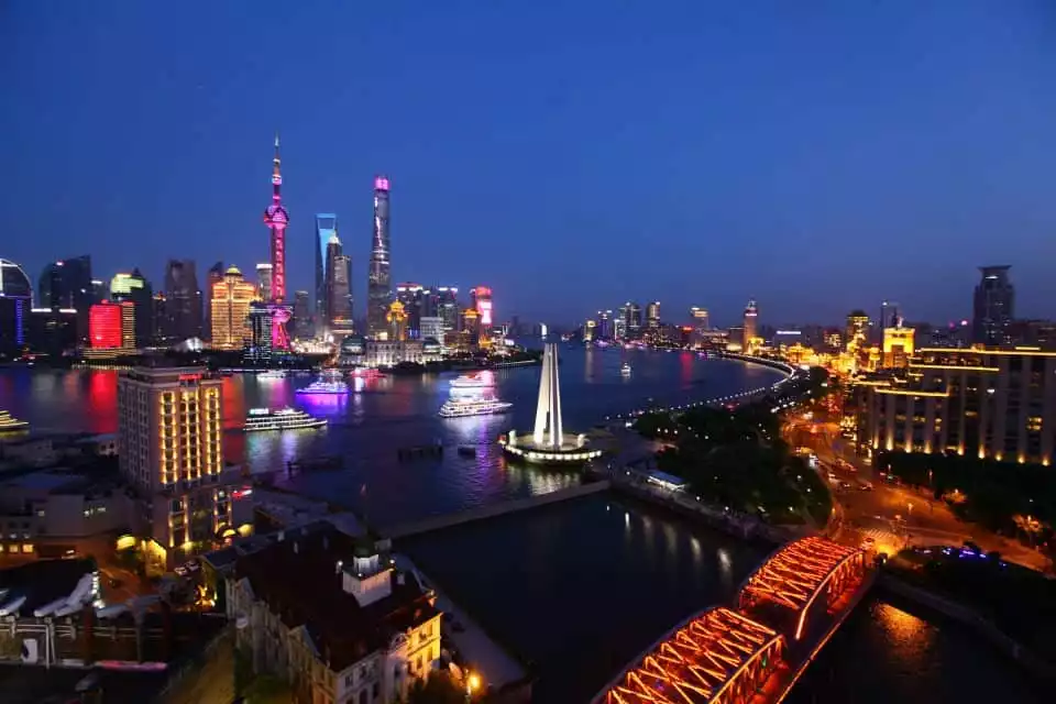 Shanghai: City Lights and Huangpu River Cruise Night Tour | GetYourGuide