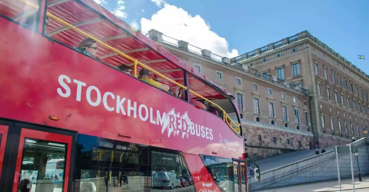 Stockholm: Red Sightseeing Hop-On Hop-Off Bus & Boat | GetYourGuide