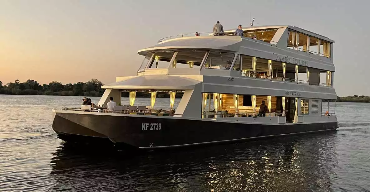 Victoria Falls: 2-Hour Luxury Zambezi River Sunset Cruise | GetYourGuide