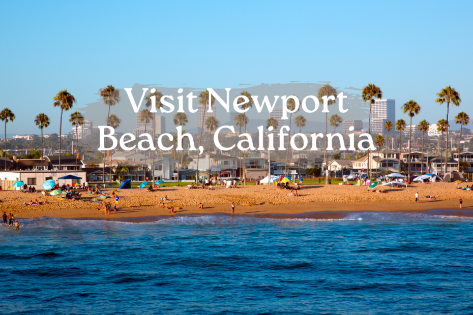 Visit Newport Bench California